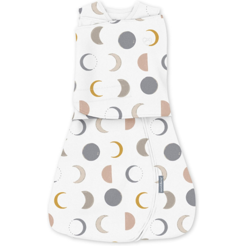 Mobilier si Lenjerie - Ingenuity - Sistem de infasare Swaddle Me 3-6 luni, Arms Free Convertible, Luna