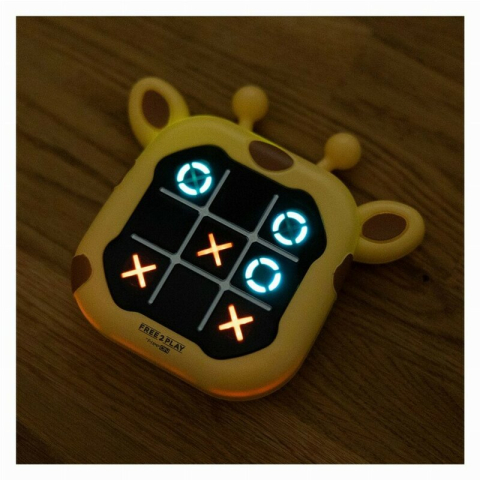 Joc electronic 2 in 1, Free2Play, X si 0, Design girafa, 3 ani + [1]