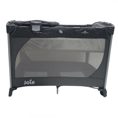 Mobilier si Lenjerie - Joie - Patut pliant Commuter Change Gray Marble, cu cosulet detasabil inclus
