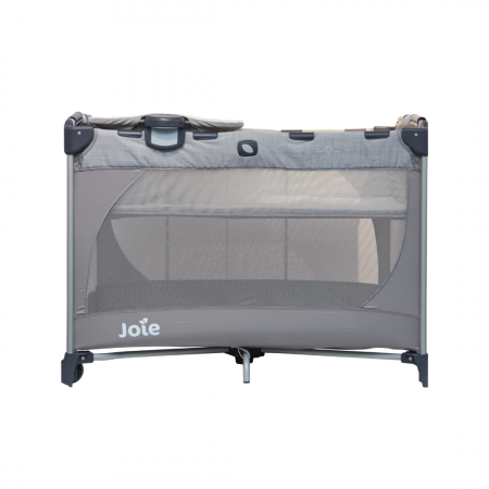 Joie - Patut pliant Commuter Change Gray Stripes, cu cosulet detasabil inclus [4]