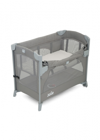Joie - Patut pliant pentru cosleeping Kubbie Foggy Gray [6]