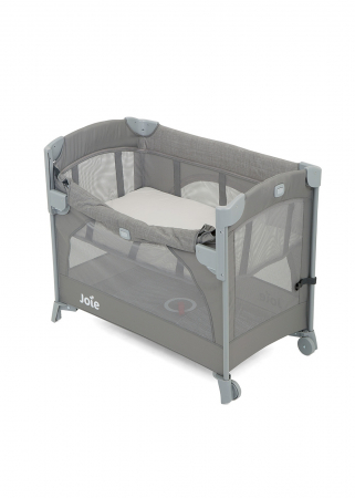 Mobilier si Lenjerie - Joie - Patut pliant pentru cosleeping Kubbie Foggy Gray