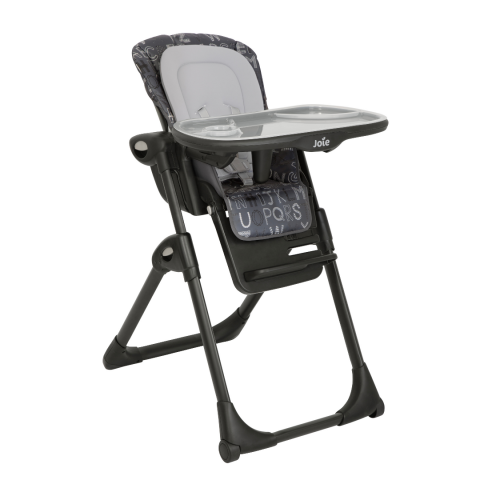 Mobilier si Lenjerie - Joie - Scaun de masa Mimzy Recline ABC Charcoal, nastere - 15 kg