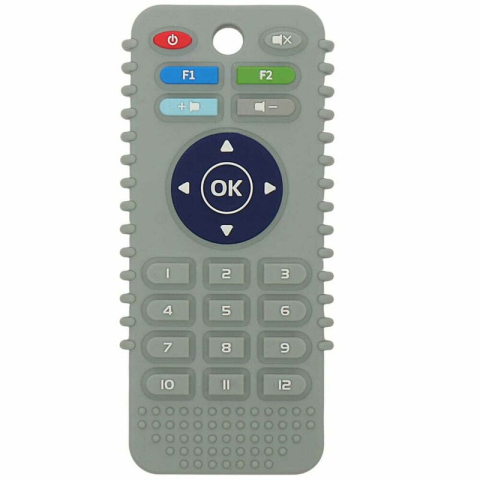 Jucarii si Jocuri - Jucarie de dentitie, Bocioland, In forma de telecomanda,0 luni+, Gri