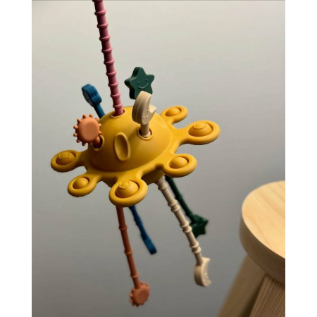 Jucarie senzoriala, Petite&Mars, Crazy planet, Din silicon, 20 cm, 10 luni+, Multicolor [3]