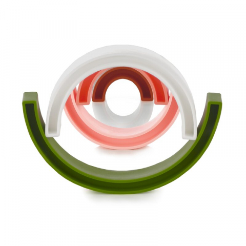Jucarie stivuire copii, Jane, Forma pepene, dezvolta motricitatea fina, Watermelon [2]