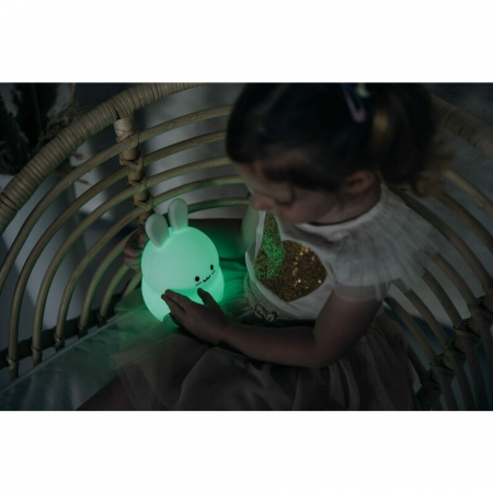 Lampa de veghe, FreeON, Silicon moale, Cu telecomanda si cablu USB, Cu 9 culori diferite si cronometru, Owl [2]