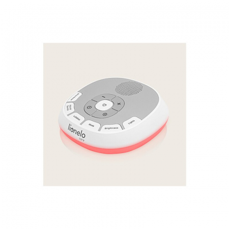 Lampa de veghe, Lionelo, BabyNap, 2 in 1, Wireless, Cu sunete si melodii de leagan, Cu 11 culori si 3 niveluri de luminozitate, Cu functie de redare si inregistrare batai inima, Alb [33]