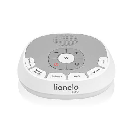 Lampa de veghe, Lionelo, BabyNap, 2 in 1, Wireless, Cu sunete si melodii de leagan, Cu 11 culori si 3 niveluri de luminozitate, Cu functie de redare si inregistrare batai inima, Alb [14]