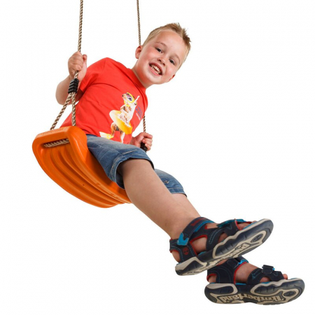 Leagan, Dice, Swing Seat, Fara spatar, Cu franghie PP, Cu inaltime reglabila pana la 240 cm, Pana la 70 kg, 3 ani+, Blue [3]