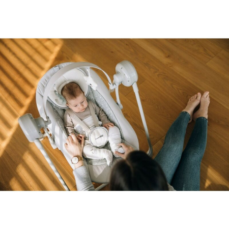 Leagan, FreeON, Snuggy, Cu 5 viteze de leganare, 8 melodii, Cu jucarii, Pana la 9 kg, Stars [9]