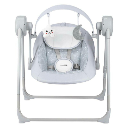 Leagan, FreeON, Snuggy, Cu 5 viteze de leganare, 8 melodii, Cu jucarii, Pana la 9 kg, Stars [1]