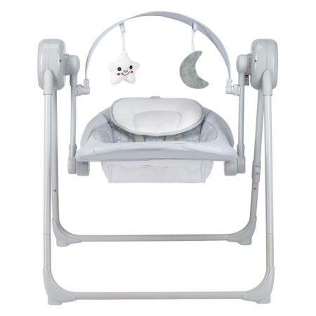 Leagan, FreeON, Snuggy, Cu 5 viteze de leganare, 8 melodii, Cu jucarii, Pana la 9 kg, Stars [2]