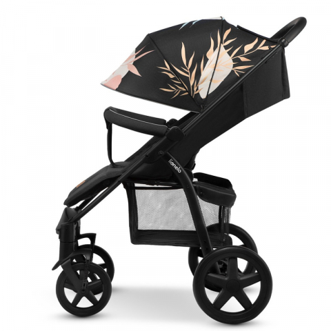 Lionelo - Carucior sport Annet Plus Lovin\', Editie limitata, De la nastere, Cu accesorii, 0 - 22 Kg, Conform cu standardele europene de securitate EN1888-1 si EN1888-2, Negru, Resigilat [8]