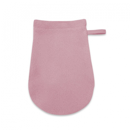 Baie si Igiena - Manusa de baie, MimiNu, Pentru bebelusi, 12x21 cm, Material certificat Oeko Tex Standard 100, Raspberry