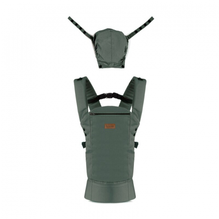 Marsupiu bebe, Jane, Like, Ergonomic, De la nastere pana la 18 Kg, Bumbac 100%, Cu multiple pozitii de purtare, Botanic [1]