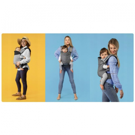 Marsupiu bebe, Lionelo, Margareet, Cu 3 pozitii de transport, Cu gluga, Pana la 20 Kg, Aprobat de Institutul International de Displazie de Sold, Conform cu standardul european de securitate CEN TR 165 [9]