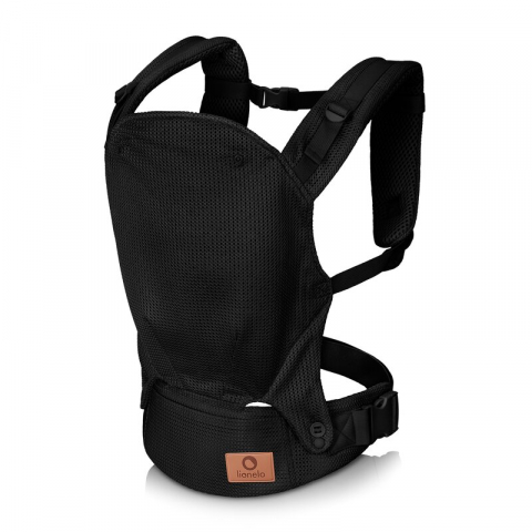 Transport si Relaxare - Marsupiu ergonomic, Lionelo, Margareet Air, 3 pozitii de purtare, Certificat de Institutul International pentru Displazie de Sold, 4 luni+, Pana la 20 Kg, Material respirabil 3D Air Mesh, Catarama dub