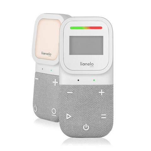 Siguranta si Sanatate - Monitor, Lionelo, Babyline 2.3, Comunicare bidirectionala, Cantece de leagan, sunete ambientale si zgomote din natura, Cu Vibratii si LED-uri, Cu senzor temperatura, Cu raza de actiune 70/400m, Portab