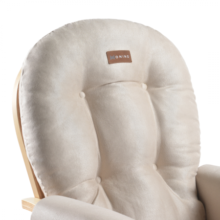 ONINO - Fotoliu reglabil pentru alaptare, cu suport de picioare inclus, CALM.me, Natural Beige [4]