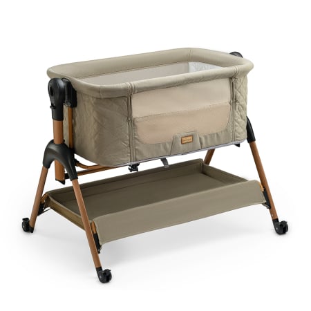 Mobilier si Lenjerie - ONINO -  Patut co-sleeper NEST.me, Misty Taupe