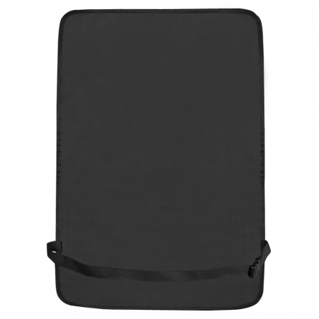 Organizator auto, Lionelo, Cu 5 buzunare de diferite dimensiuni, Cu buzunar pentru tableta, Montare cu clema, Piele ecologica, Impermeabila, Gri [4]