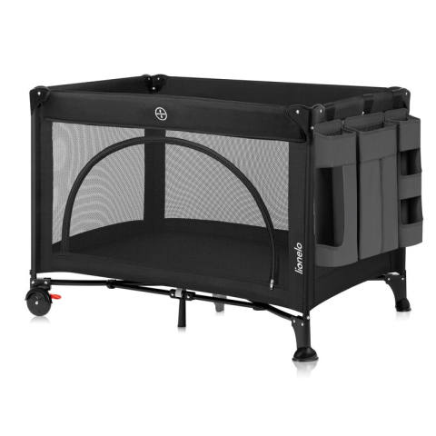 Organizator multifunctional, Lionelo, Sidepocket L, 58x11x58 cm, 3 parti independente cu multiple buzunare, Universal, Constructie ranforsata, Gri [3]