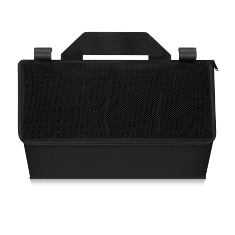 Organizator multifunctional, Lionelo, Sidepocket M, 43x15x23 cm, 3 compartimente, Universal, Constructie ranforsata, Negru [2]