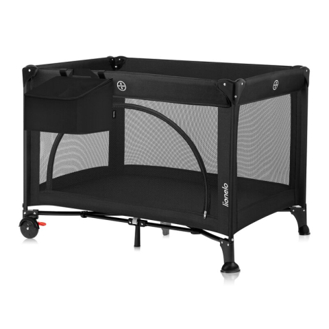 Organizator multifunctional, Lionelo, Sidepocket M, 43x15x23 cm, 3 compartimente, Universal, Constructie ranforsata, Negru [3]