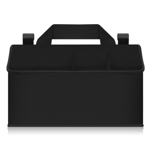 Organizator multifunctional, Lionelo, Sidepocket M, 43x15x23 cm, 3 compartimente, Universal, Constructie ranforsata, Negru [7]