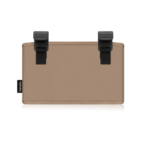 Organizator multifunctional, Lionelo, Sidepocket S, 26x12x15 cm, 2 compartimente, Universal, Constructie ranforsata, Bej [5]
