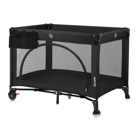 Organizator multifunctional, Lionelo, Sidepocket S, 26x12x15 cm, 2 compartimente, Universal, Constructie ranforsata, Negru [3]