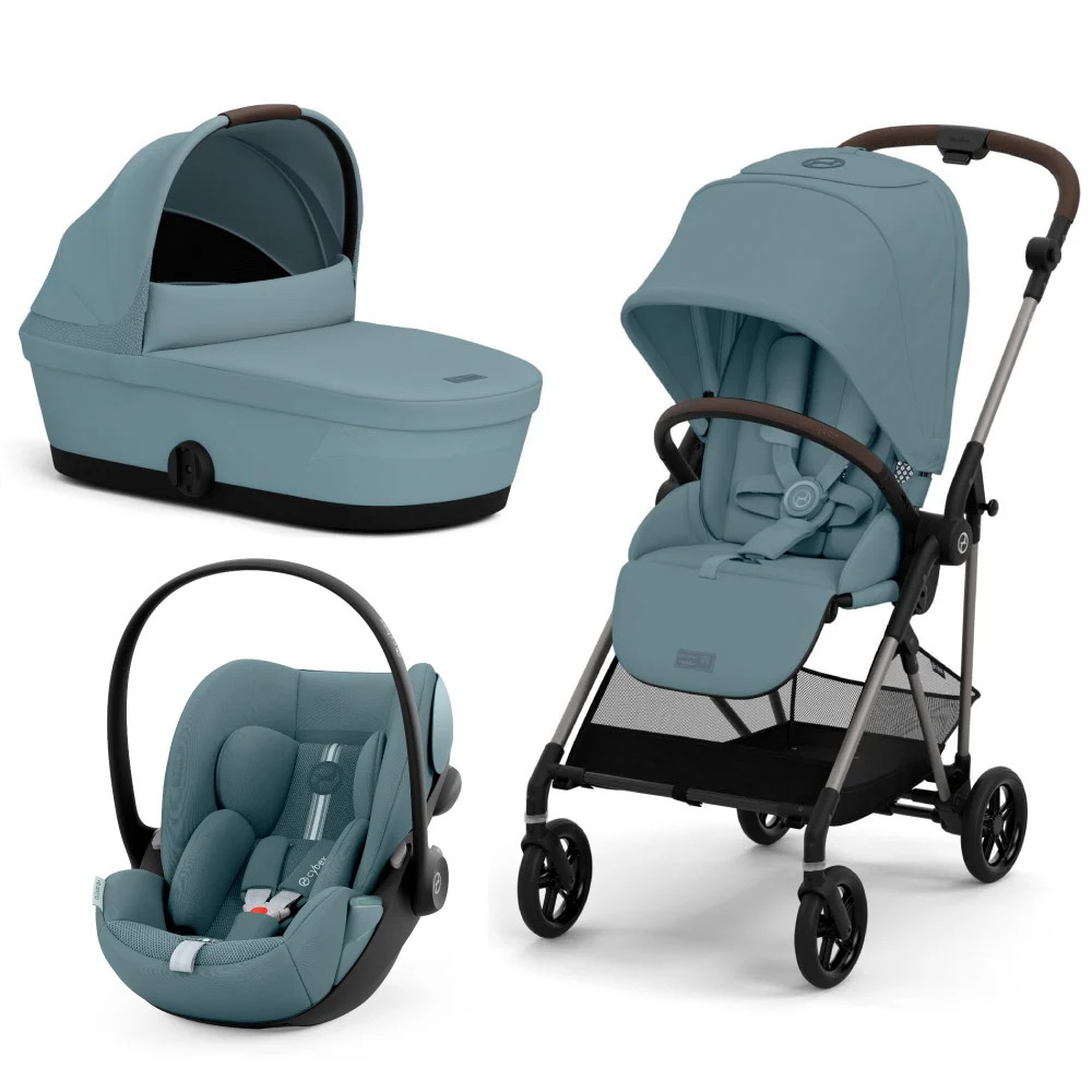 Pachete carucioare - Pachet 3 in 1 carucior Cybex Melio + scoica Cybex Cloud G i-size