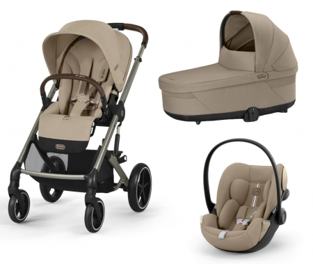 Pachete carucioare - Pachet carucior 3 in 1 Cybex Balios S Lux 2024 + Scoica auto Cloud G i-size Plus