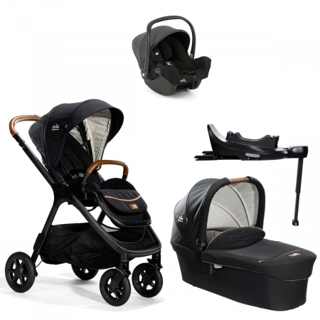 Pachete carucioare - Pachet carucior Joie Finiti cu scoica auto I-Snug 2 + Baza isofix Encore