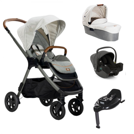 Pachet carucior Joie Finiti cu scoica auto I-Snug 2 + Baza isofix Encore [0]