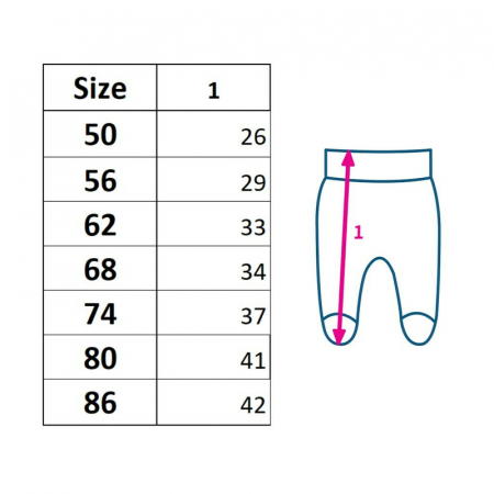 Pantalonasi, New Baby, Cu botosei, Marime 56, Din bumbac 100%, Classic II Grey with stars [2]