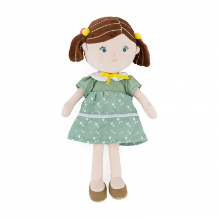 Papusa, Petite&Mars, Hannah, Din plus, 35 cm, Ambalaj cu mini puzzle din carton, 0 luni+, Multicolor [1]