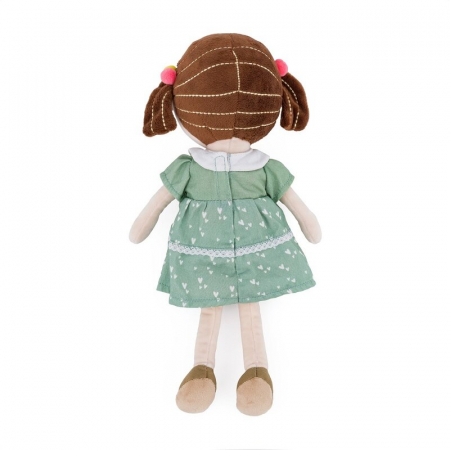 Papusa, Petite&Mars, Hannah, Din plus, 35 cm, Ambalaj cu mini puzzle din carton, 0 luni+, Multicolor [5]