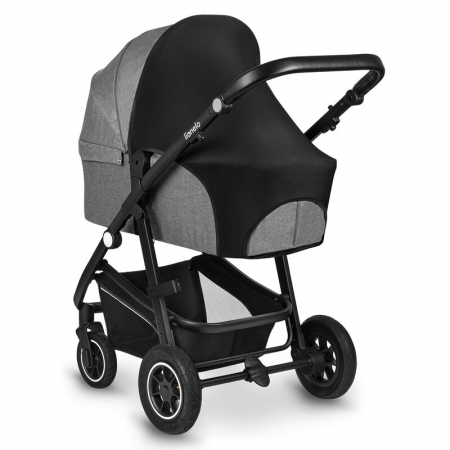 Transport si Relaxare - Parasolar, Lionelo, Pentru carucior, Material textil, Cu protectie UPF 50+, 53 x 51 cm, Negru