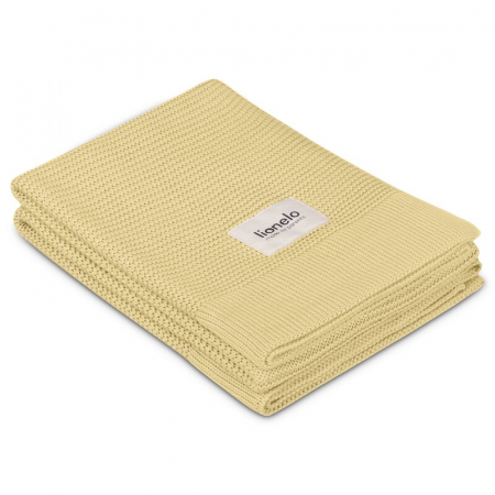 Mobilier si Lenjerie - Paturica multifunctionala, Lionelo, Din bambus, Cu proprietati de termoreglare, Antibacteriana, Antifungica, Antialergice, Lavabila la masina de spalat, 100x75 cm, Galben