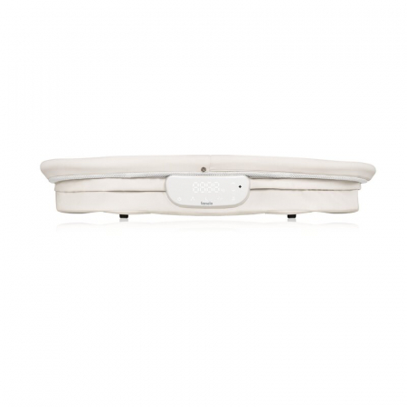 Patut balansoar, Lionelo, Coral, Cu landou ergonomic detasabil, Functie de balansare integrata, Functie de cantar, Sunete si cantece de leagan, Cu roti, Panou tactil sau telecomanda, 0-9 kg, EN 1130:2 [5]
