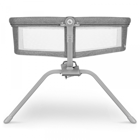 Patut balansoar, Lionelo, Malin, 3 in 1, Pliabil, 0-9 kg, Geanta Transport, Asamblare Rapida, Ultra-Usor, Conform cu standardele europeane de securitate EN1130 si EN16890, Gri [5]