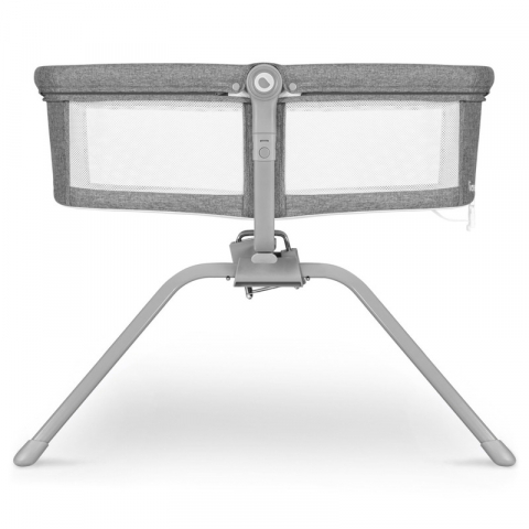 Patut balansoar, Lionelo, Malin, 3 in 1, Pliabil, 0-9 kg, Geanta Transport, Asamblare Rapida, Ultra-Usor, Conform cu standardele europeane de securitate EN1130 si EN16890, Gri [4]