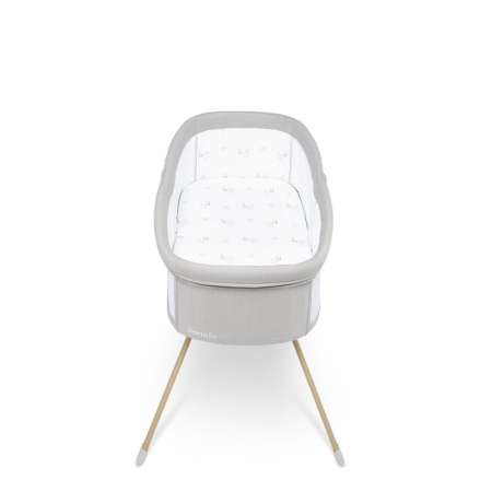 Patut balansoar, Lionelo, Malin Evo, 3 in 1, Pliabil, 0-9 kg, Geanta Transport, Asamblare Rapida, Ultra-Usor, Conform cu standardele europeane de securitate EN1130 si EN16890, Bej [6]