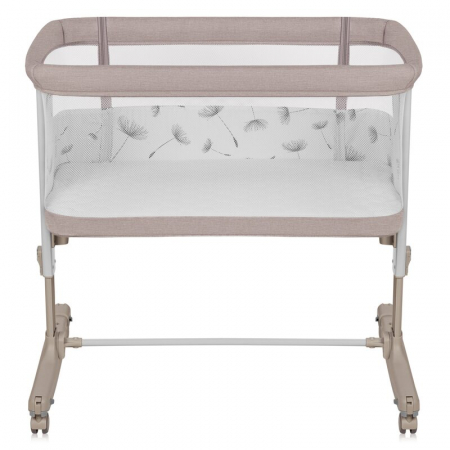Patut co-sleeper, Lionelo, Aurora, 3 in 1, Cu leganare si setare unghiulara, Include saltea cu densitate T25 si geanta transport, Reglabil in 5 pozitii, Pana la 9 kg, 0 luni+, 85x60x66 cm, Certificari [7]