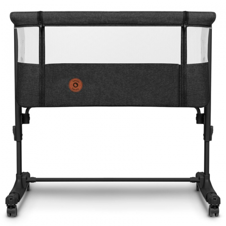 Patut co-sleeper, Lionelo, Aurora, 3 in 1, Cu leganare si setare unghiulara, Include saltea cu densitate T25 si geanta transport, Reglabil in 5 pozitii pe inaltime, Pana la 9 kg, 0 luni+, Conform cu E [9]