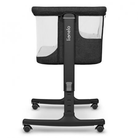 Patut co-sleeper, Lionelo, Aurora, 3 in 1, Cu leganare si setare unghiulara, Include saltea cu densitate T25 si geanta transport, Reglabil in 5 pozitii pe inaltime, Pana la 9 kg, 0 luni+, Conform cu E [22]