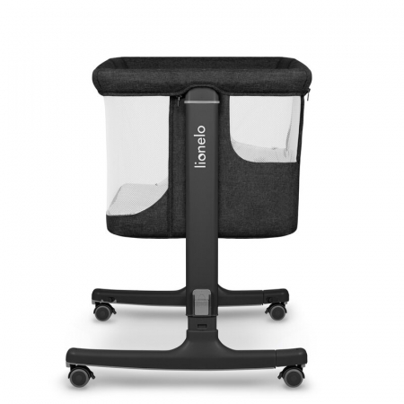 Patut co-sleeper, Lionelo, Aurora, 3 in 1, Cu leganare si setare unghiulara, Include saltea cu densitate T25 si geanta transport, Reglabil in 5 pozitii pe inaltime, Pana la 9 kg, 0 luni+, Conform cu E [19]
