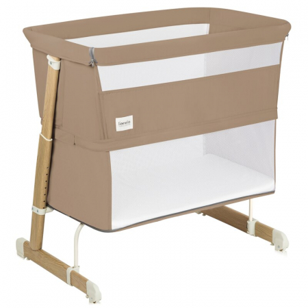Patut co-sleeper, Lionelo, Thomi Plus, 5 in 1, Multifunctional, Sustine pana la 9 kg ca patut, 15 kg tarc de joaca, 100 kg canapea, Inaltime reglabila in 7 pozitii, De la nastere pana la 4 ani, Cu 2 s [27]